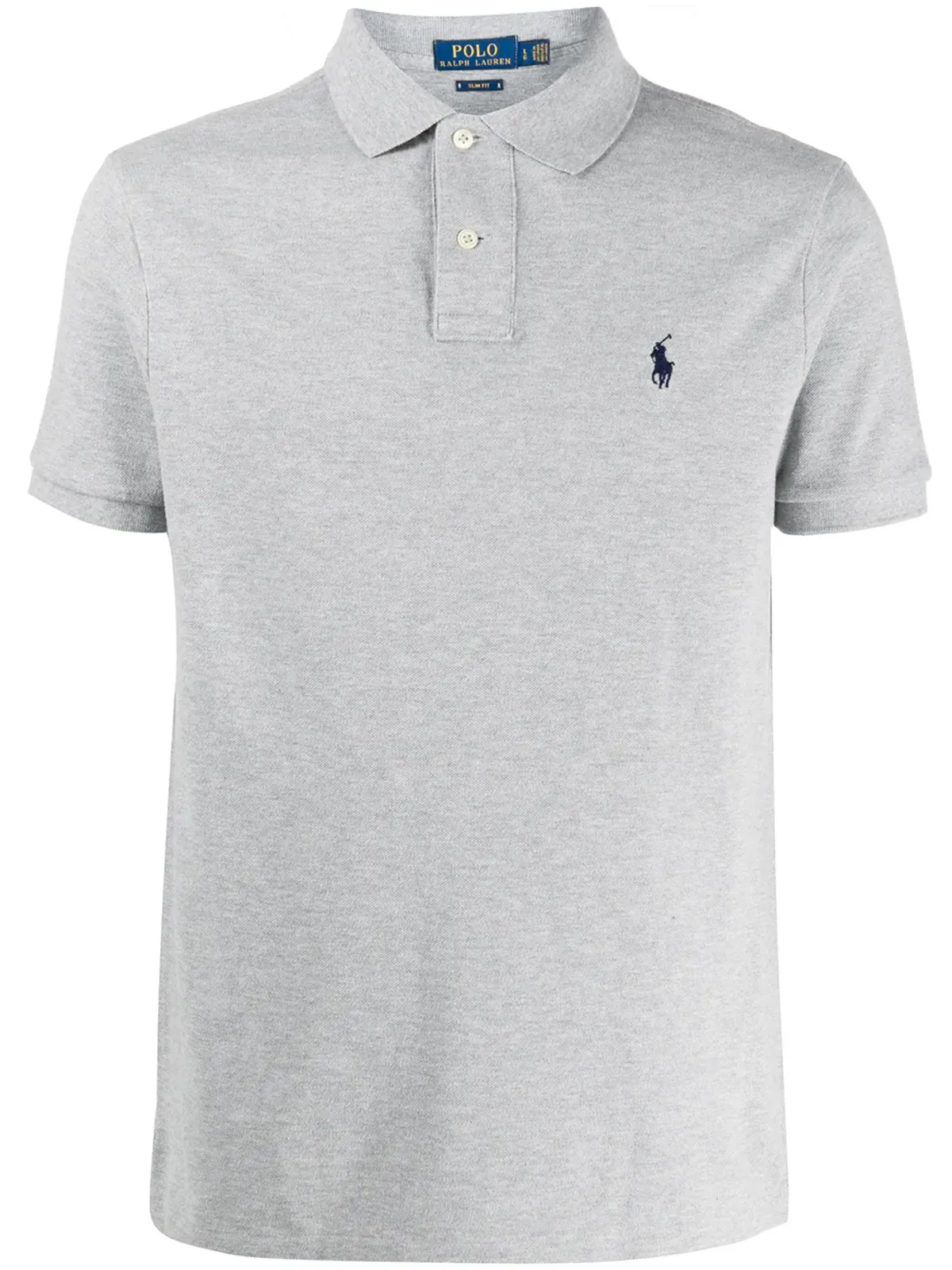 Polo Ralph Lauren グレーの半袖ポロシャツ - 画像1