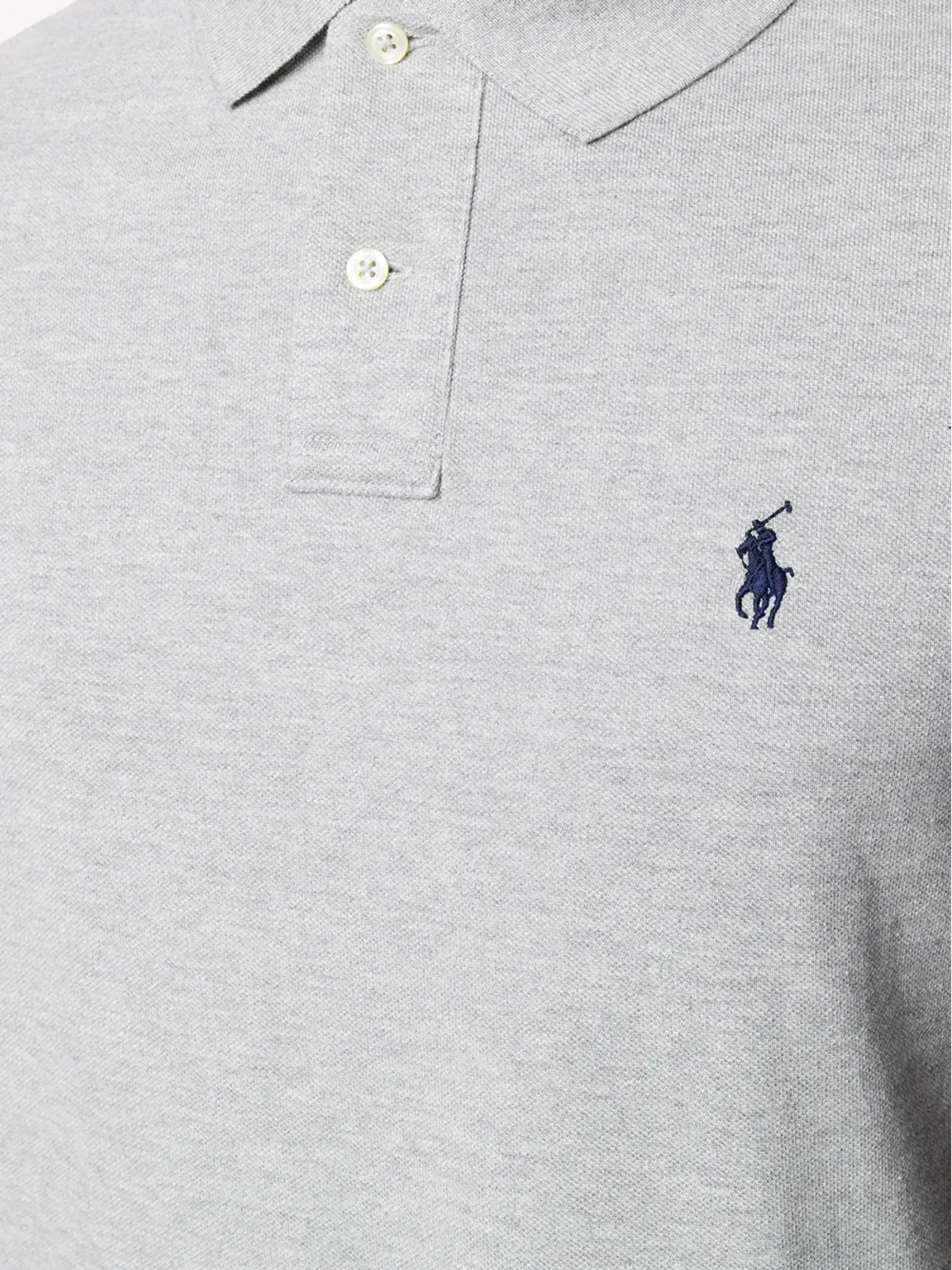 Polo Ralph Lauren グレーの半袖ポロシャツ - 画像5