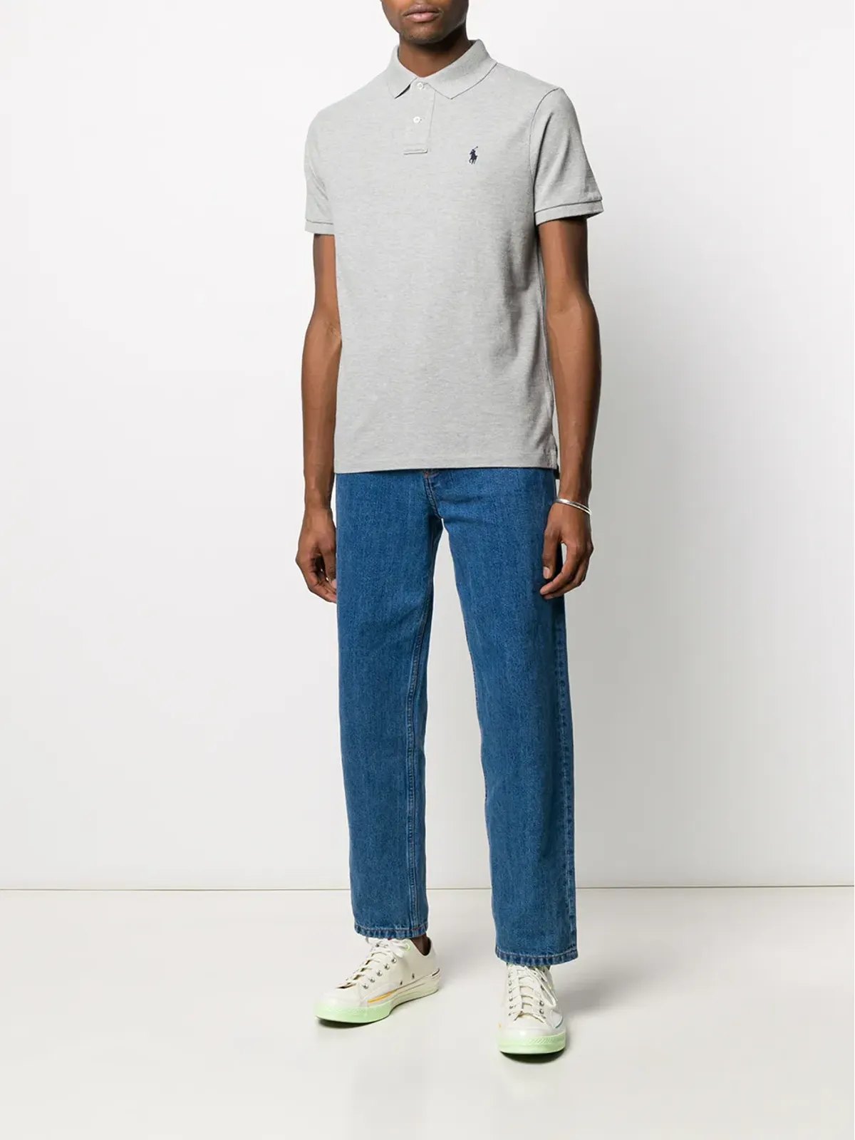 Polo Ralph Lauren グレーの半袖ポロシャツ - 画像2