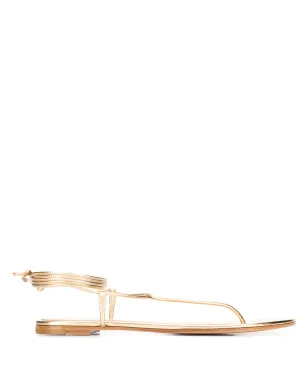 Gianvito Rossi アンクルストラップフラットサンダル - サムネイル1
