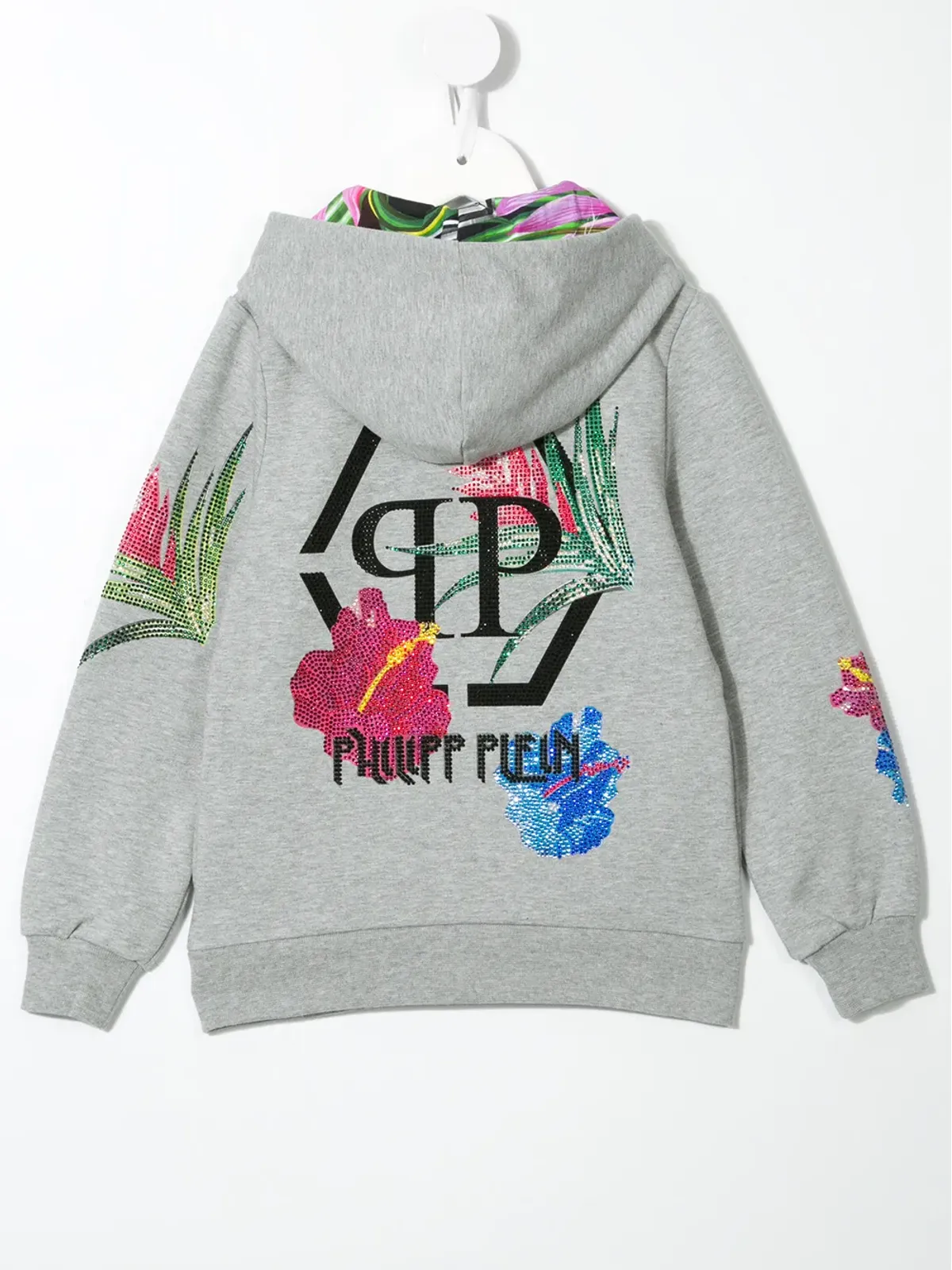 Philipp Plein Junior エンベリッシュド ロゴ フーディ - 画像2