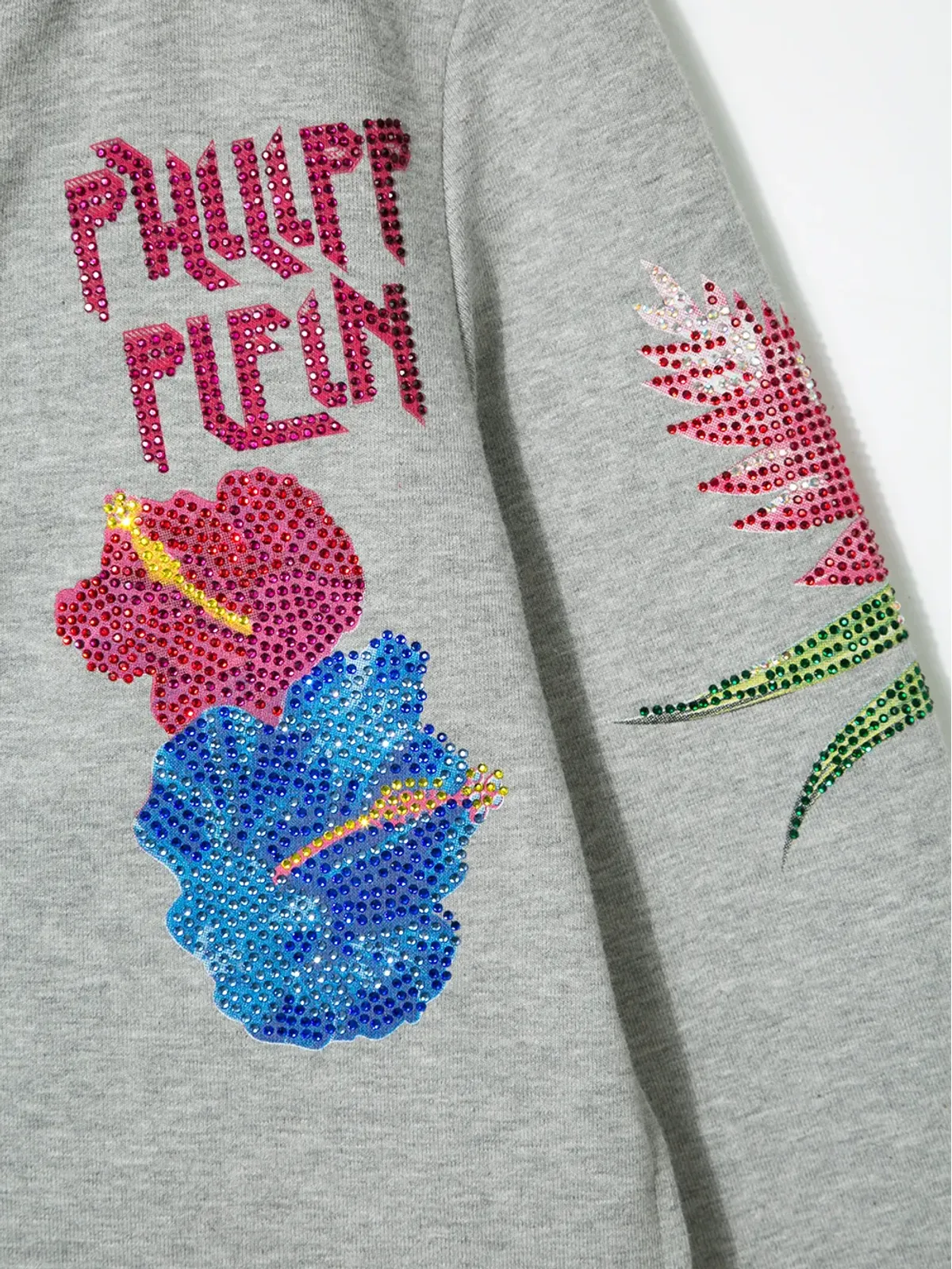 Philipp Plein Junior エンベリッシュド ロゴ フーディ - 画像3