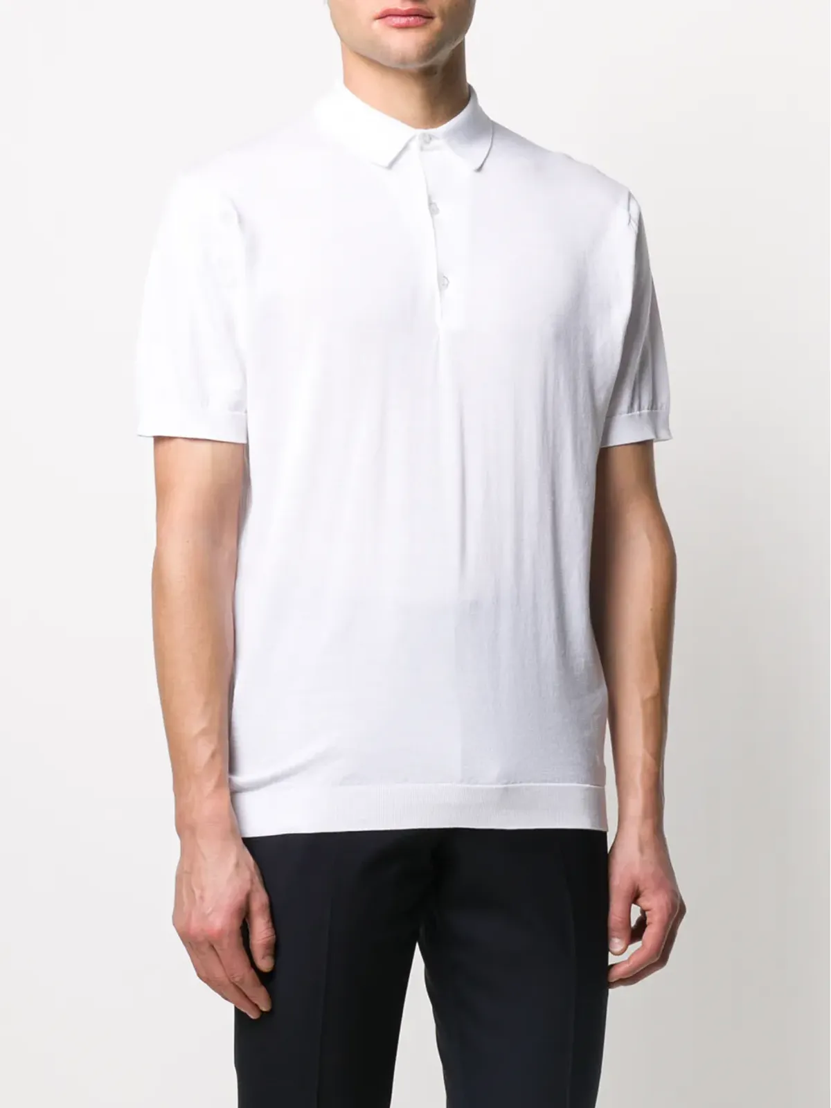 John Smedley ストレートポロシャツ - 画像3
