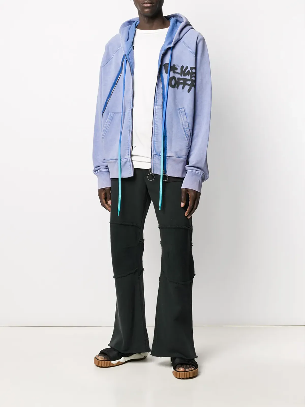 Off-White パラシュートパッチワーク トラックパンツ - 画像2