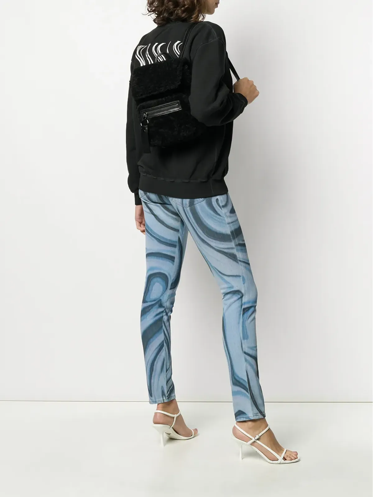 Off-White Montone Binder Backpack - Black - 画像2