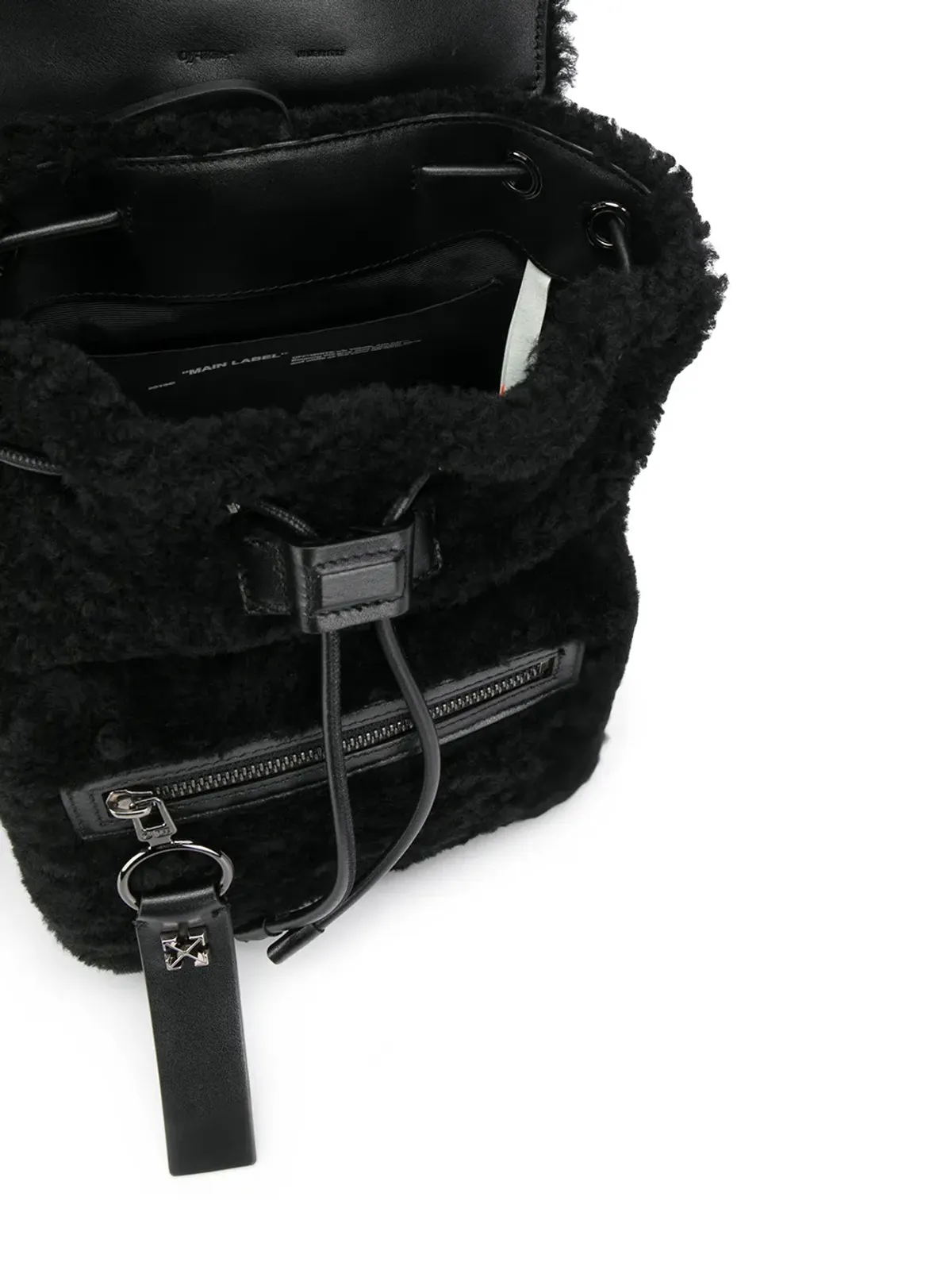 Off-White Montone Binder Backpack - Black - 画像4