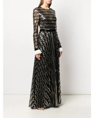 Philosophy Di Lorenzo Serafini スパンコール装飾イブニングドレス - サムネイル3
