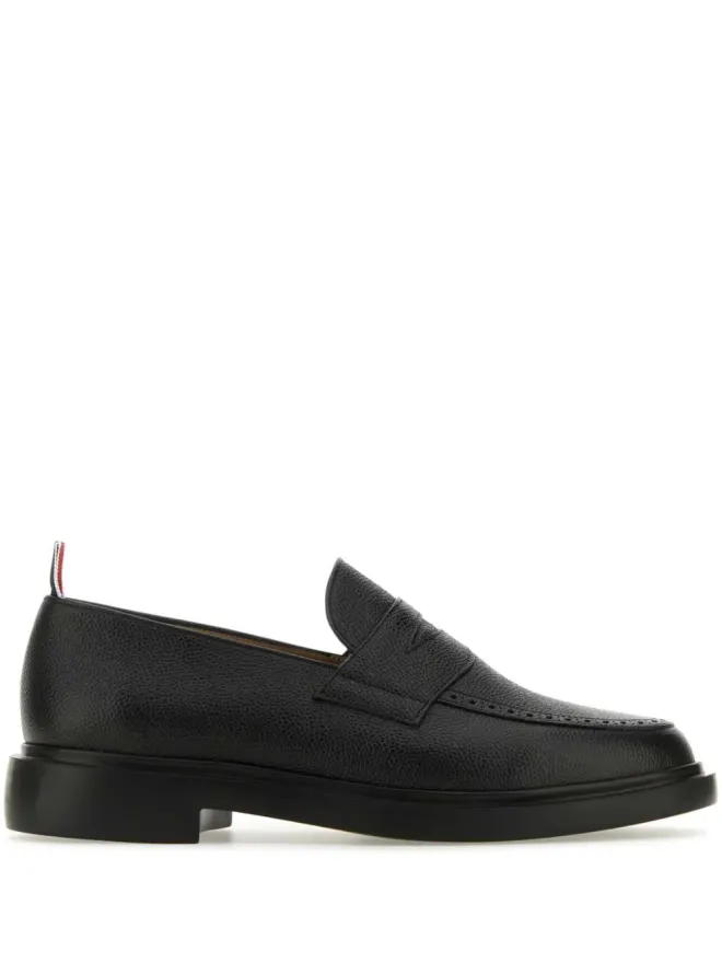 Thom Browne Thom Browne ペブルグレイン ペニーローファー - ブラックの商品画像