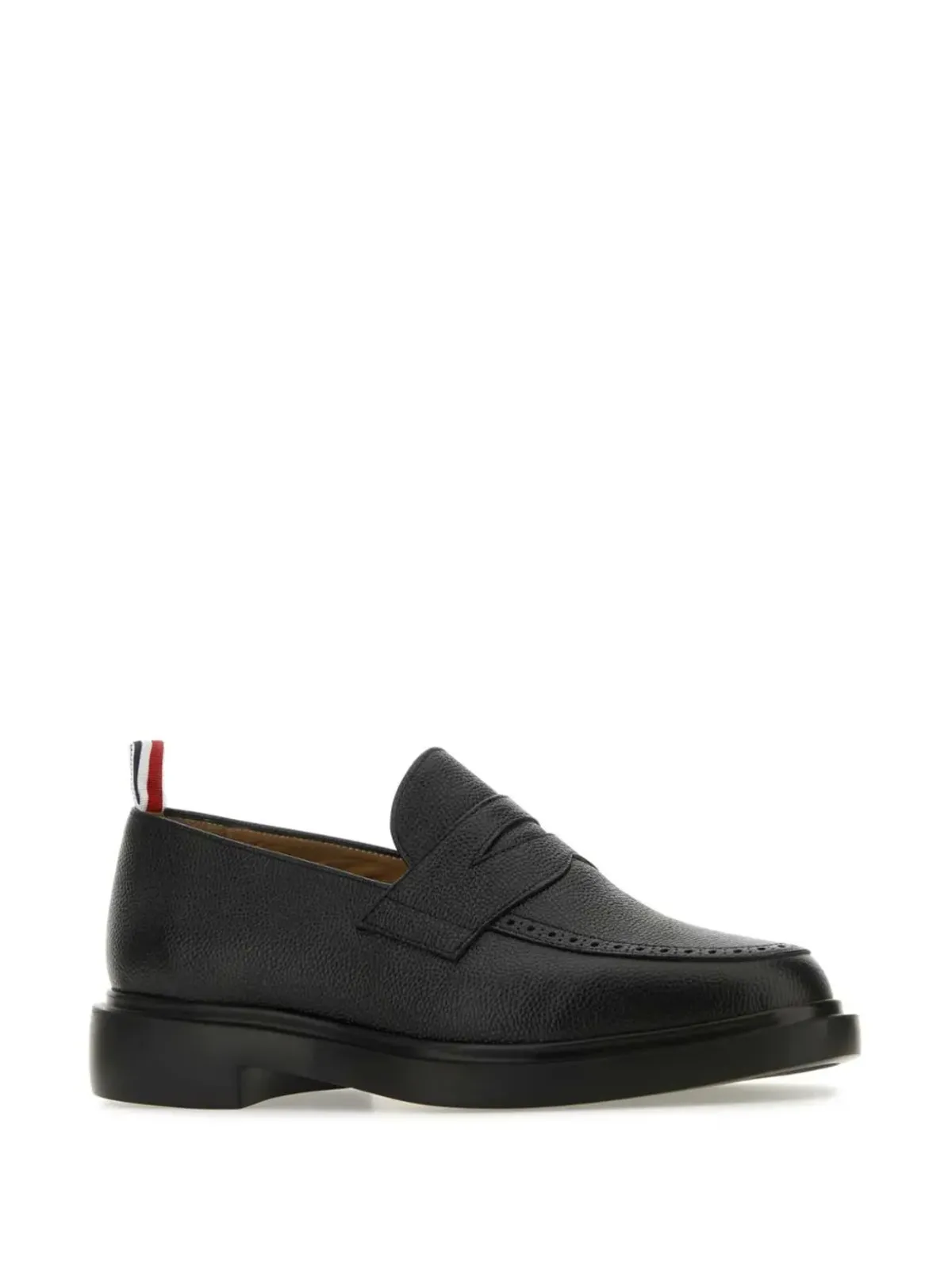 Thom Browne ペブルグレイン ペニーローファー - ブラック - 画像2