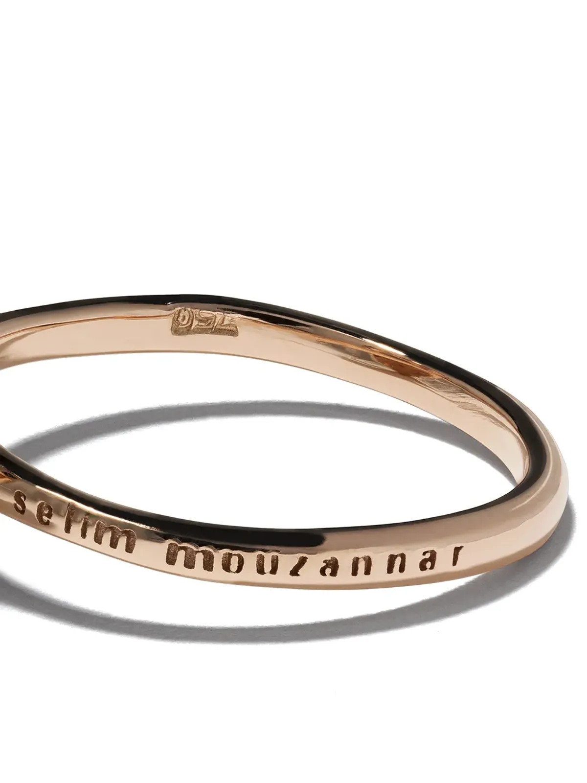 Selim Mouzannar 18K ローズゴールド ダイヤモンド rhodolite Mille et Une Nuits リング - 画像3