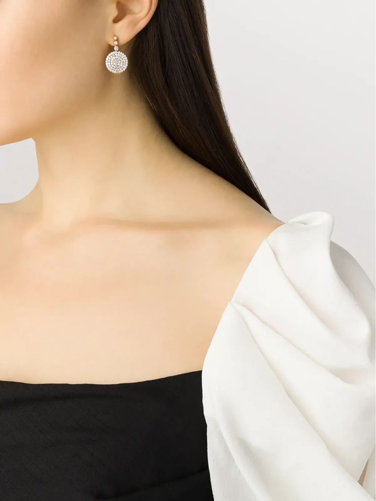 Selim Mouzannar Beirut ピアス 18K ローズゴールド ダイヤモンド ピンク - 画像2