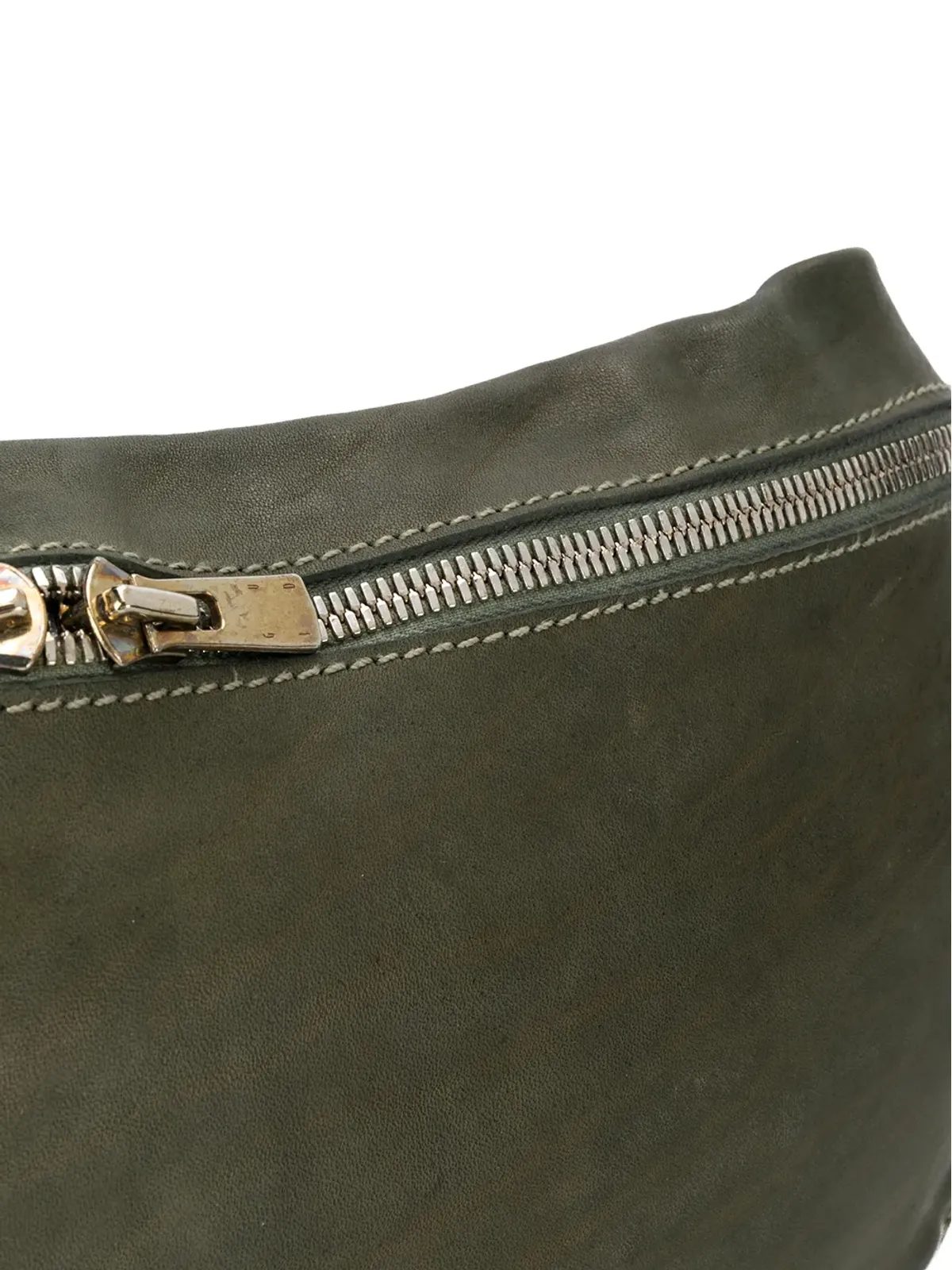 Guidi コントラストステッチベルトバッグ - 画像4