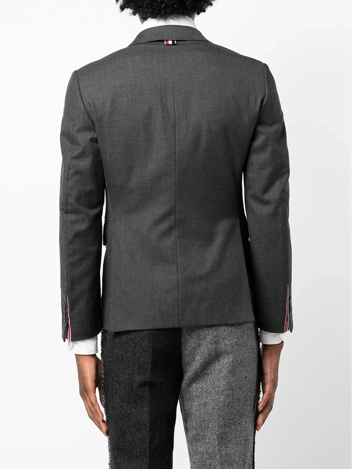 Thom Browne ブレザー（シングルブレスト、グレー） - 画像4