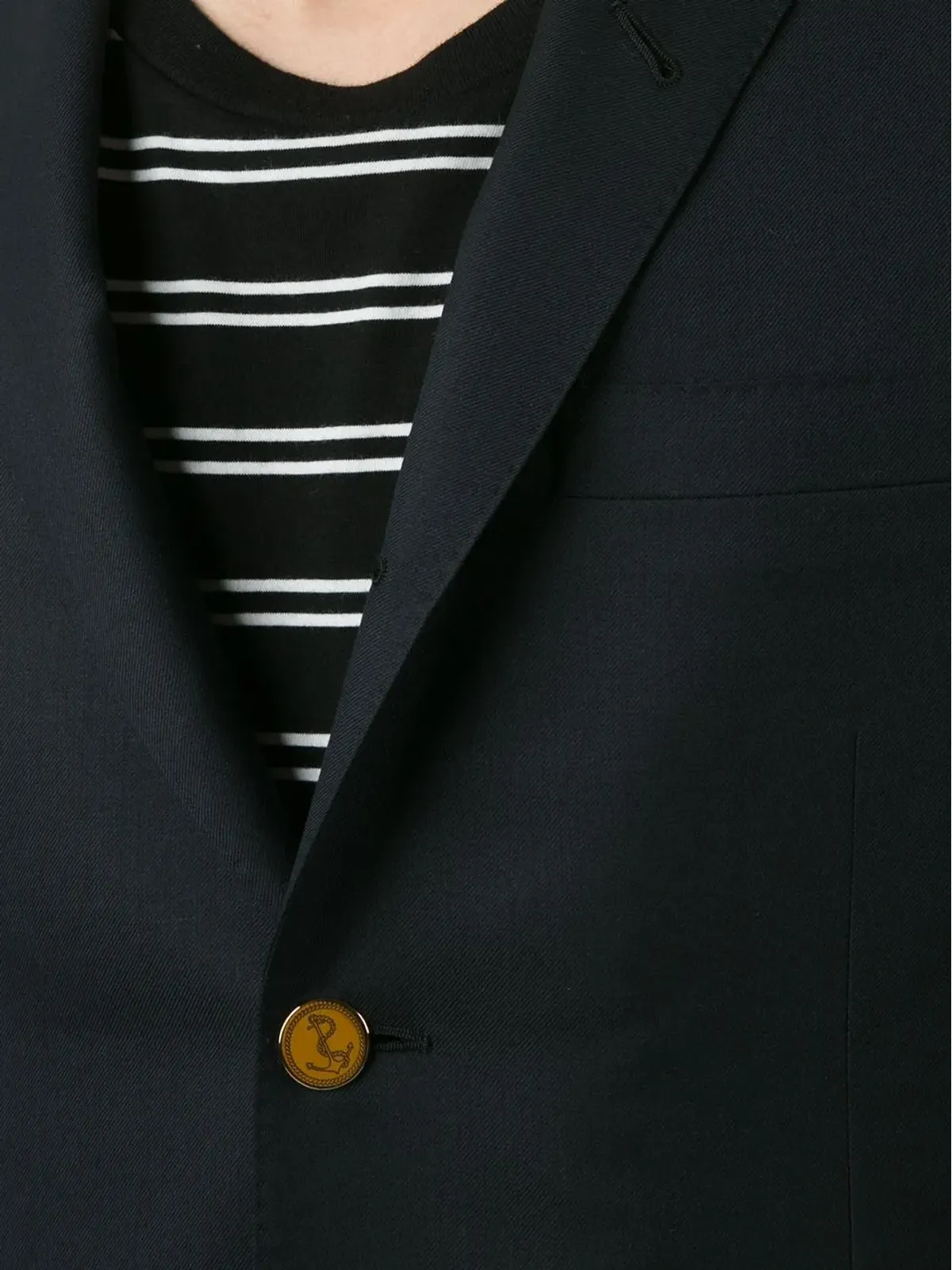 Thom Browne ネイビー ウール ブレザー／シングルブレスト - 画像5