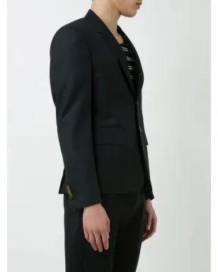 Thom Browne ネイビー ウール ブレザー／シングルブレスト - サムネイル3