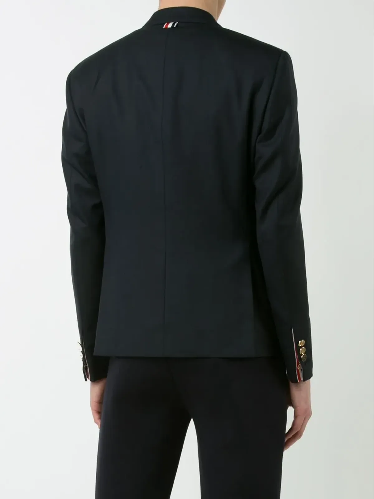 Thom Browne ネイビー ウール ブレザー／シングルブレスト - 画像4