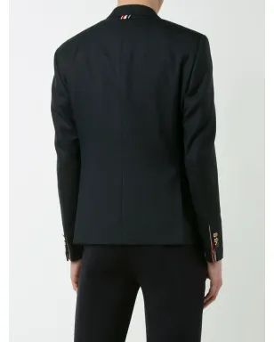 Thom Browne ネイビー ウール ブレザー／シングルブレスト - サムネイル4
