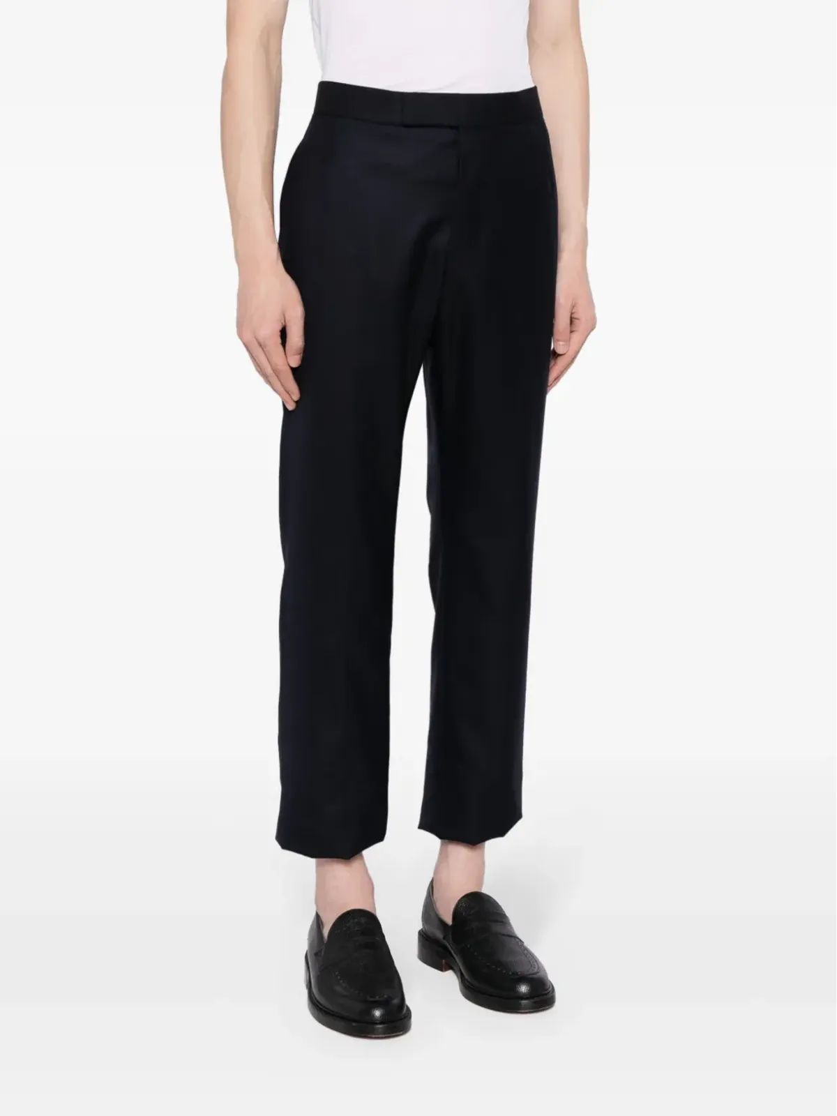 Thom Browne スーパ120sツイルパンツ ブルー - 画像3
