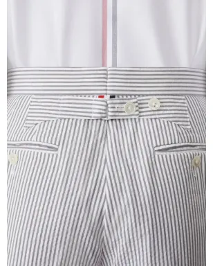 Thom Browne ストライプ柄シアサッカーショーツ - サムネイル5