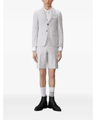 Thom Browne ストライプ柄シアサッカーショーツ - サムネイル2