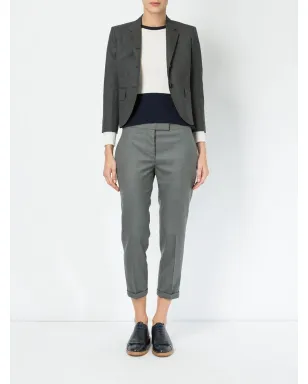 Thom Browne ミッドライズ テーラードパンツ - グレー - サムネイル2