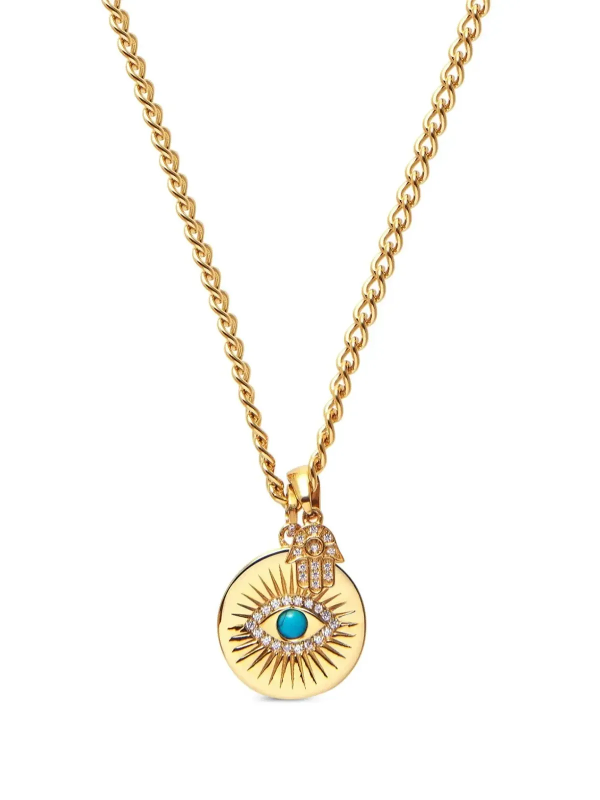 Nialaya Jewelry スカイフォール・イービルアイ ペンダントネックレス - 画像1