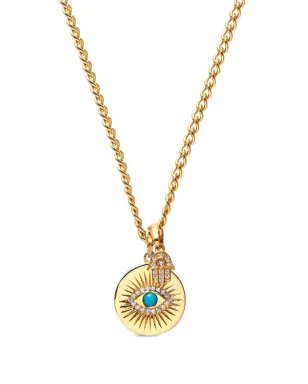 Nialaya Jewelry スカイフォール・イービルアイ ペンダントネックレス - サムネイル1