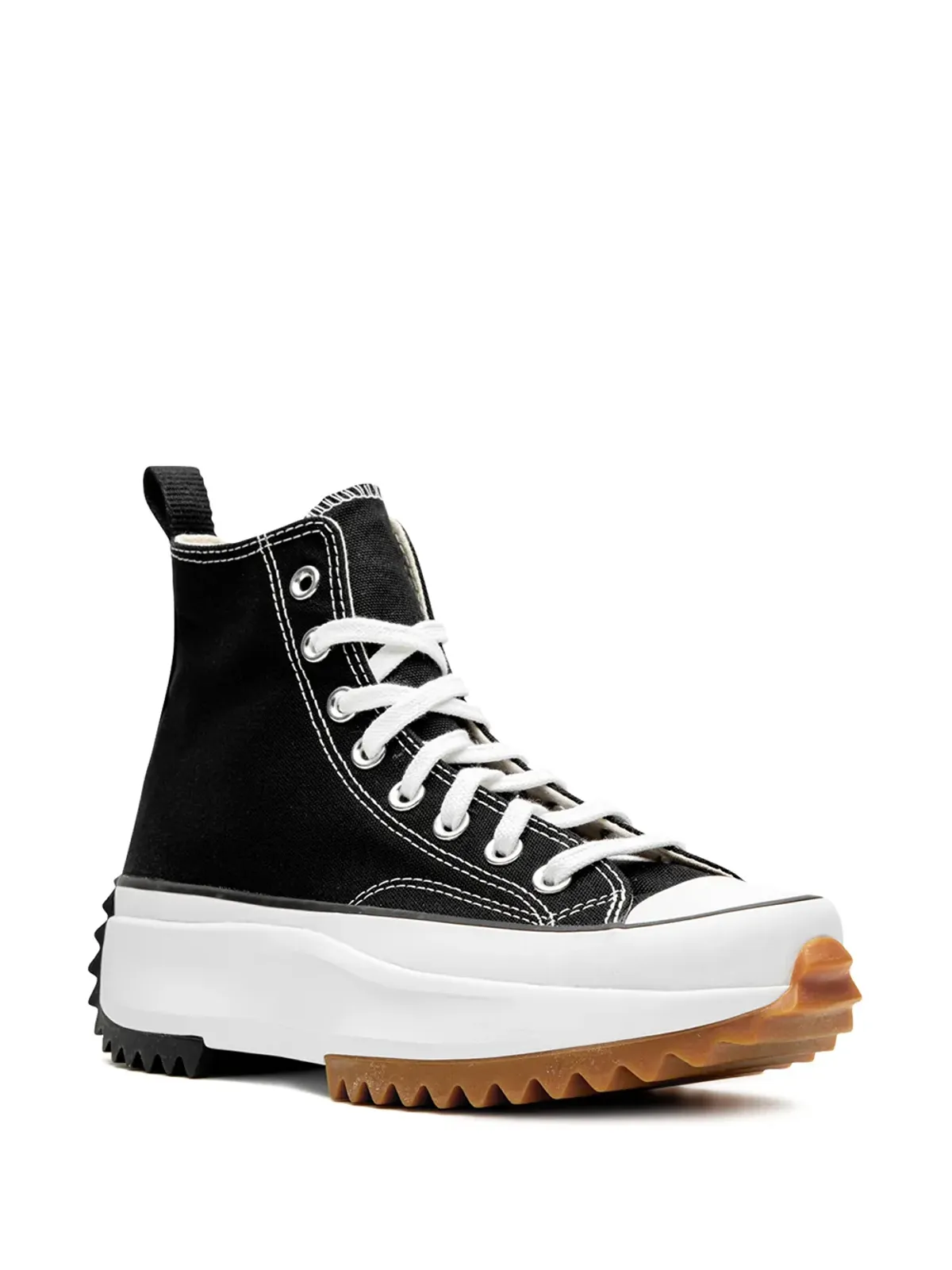 Converse Run Star Hike Hi ブラック/ホワイト スニーカー - 画像2