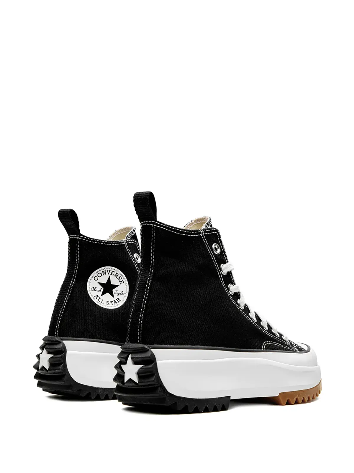 Converse Run Star Hike Hi ブラック/ホワイト スニーカー - 画像3