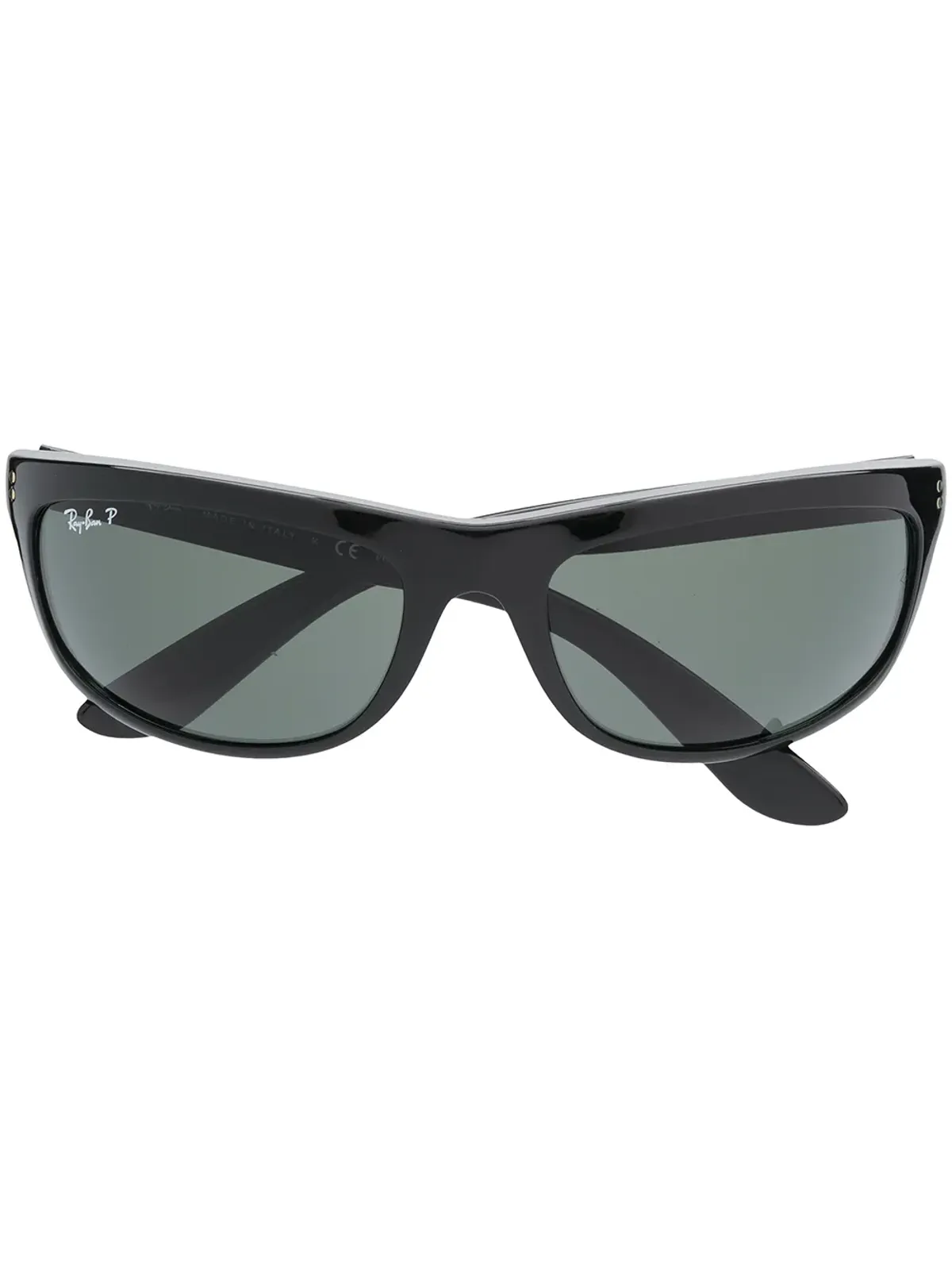 Ray-Ban Balorama 長方形フレームサングラス - ブラック - 画像1