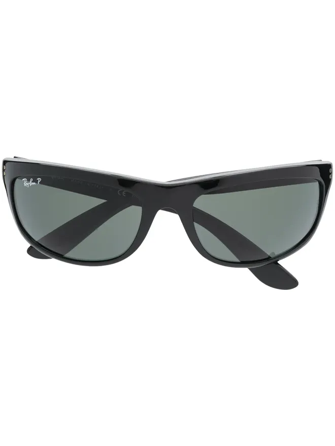 Ray-Ban Ray-Ban Balorama 長方形フレームサングラス - ブラックの商品画像
