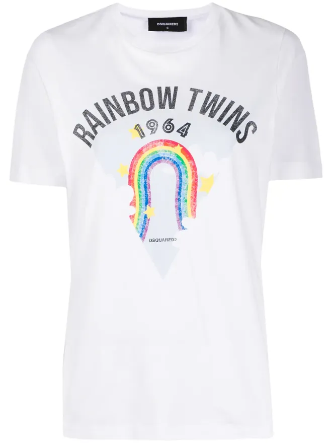 Dsquared2 DSQUARED2 レインボープリントTシャツの商品画像