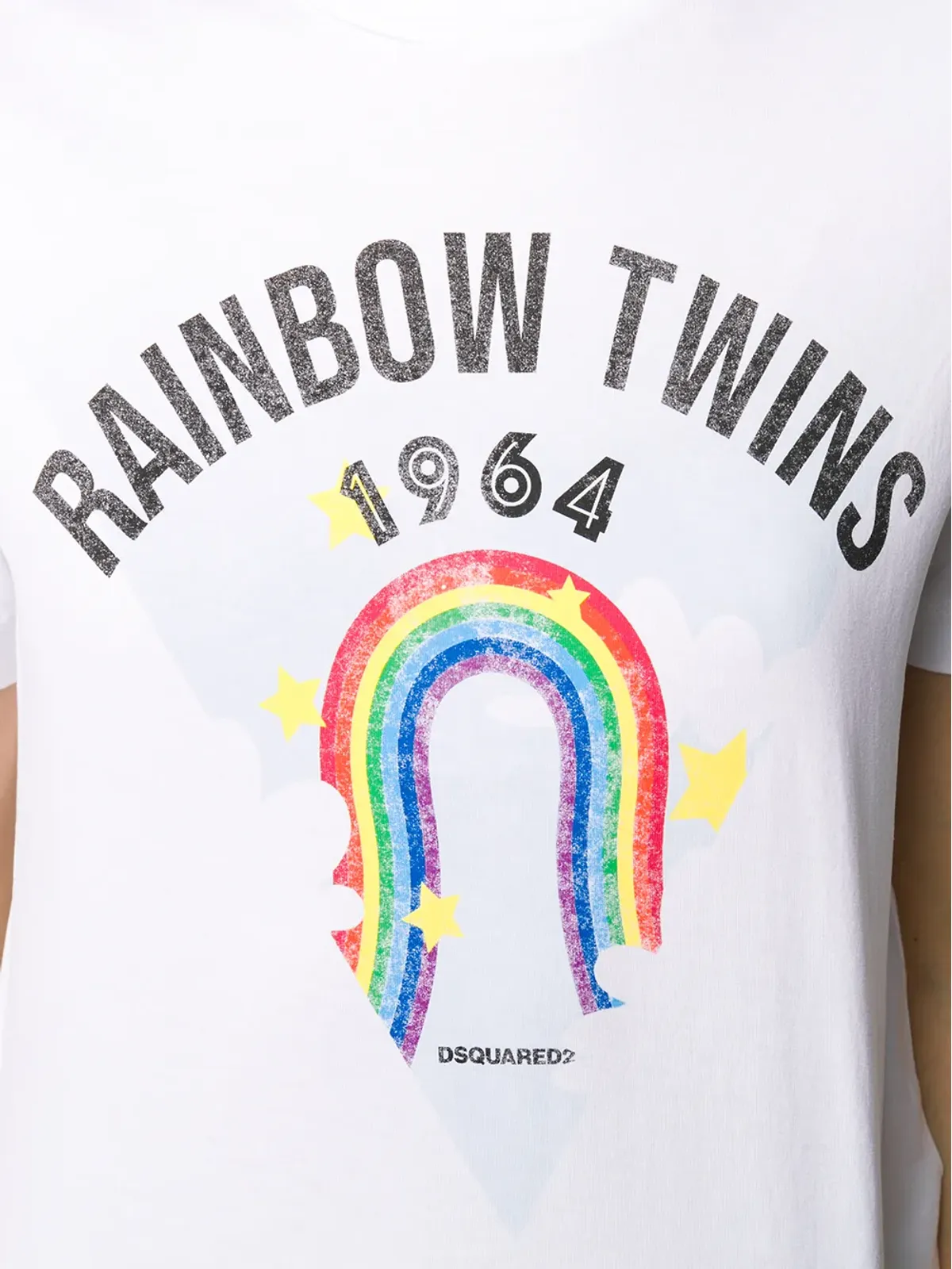 DSQUARED2 レインボープリントTシャツ - 画像5