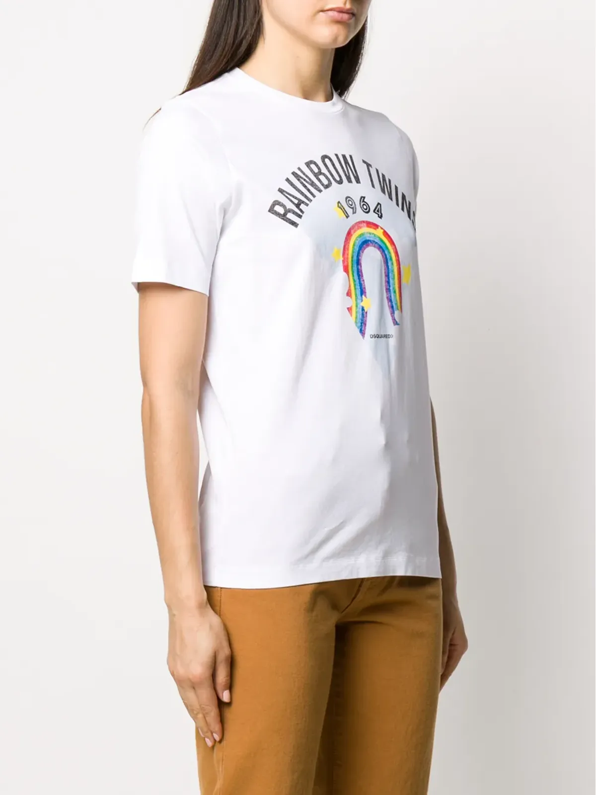 DSQUARED2 レインボープリントTシャツ - 画像3