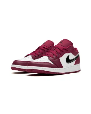 Jordan Kids エアジョーダン1ロー Noble Red スニーカー - サムネイル2