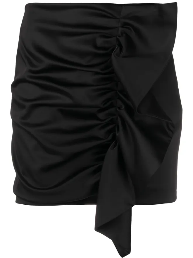 P.A.R.O.S.H. P.A.R.O.S.H. Alice ruffled mini skirt - Blackの商品画像