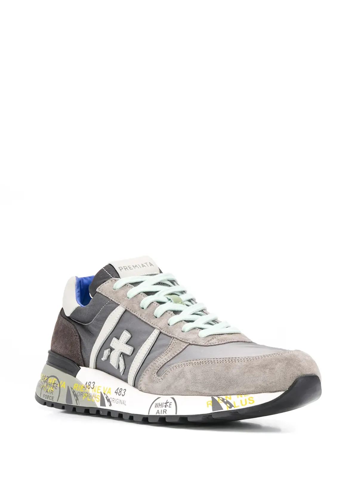 Premiata Lander stamped sole sneakers - Grey - 画像2