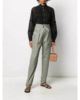 MARANT ÉTOILE ハイウエスト テーパードパンツ - サムネイル2