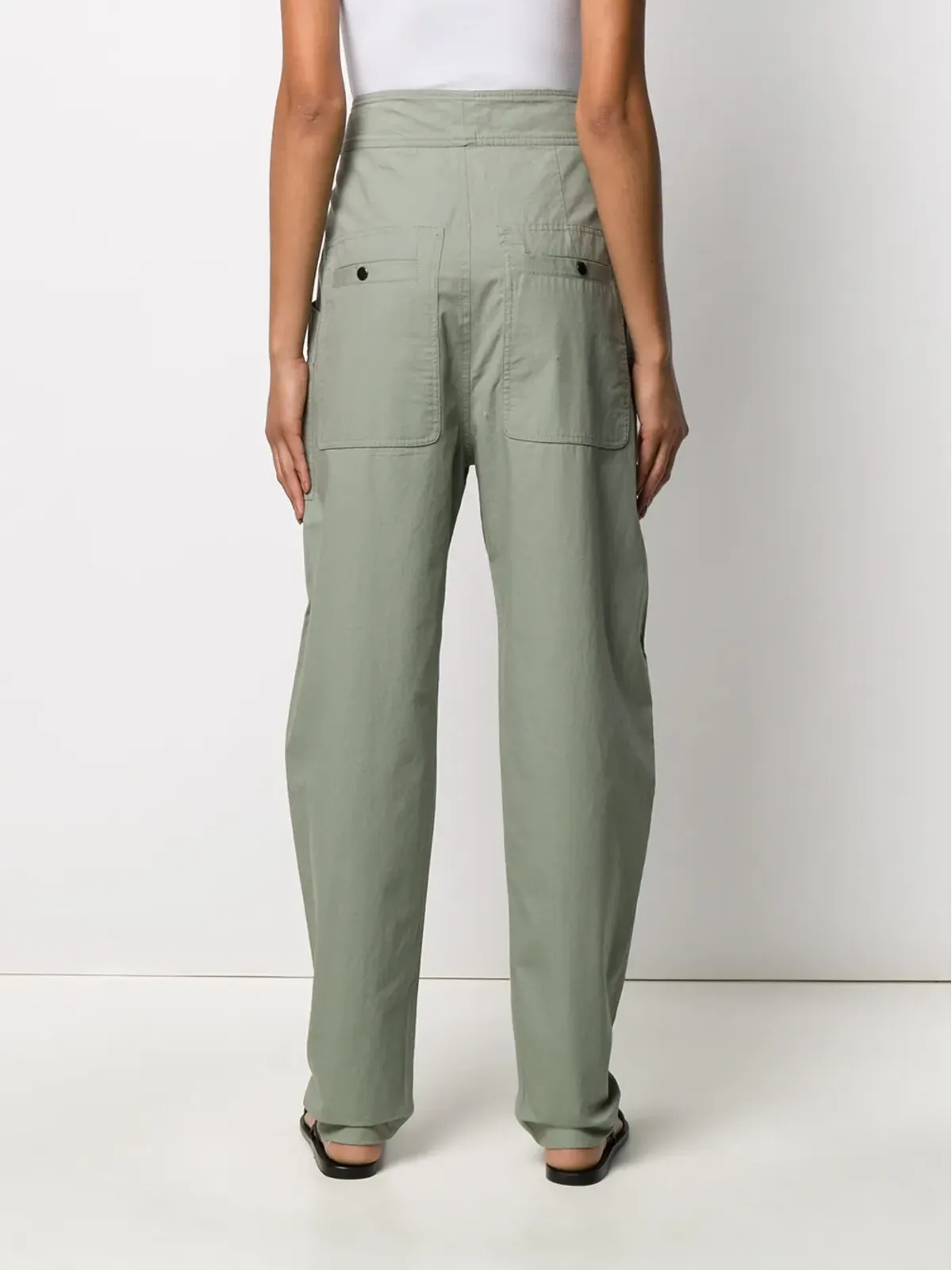 MARANT ÉTOILE ハイウエスト テーパードパンツ - 画像4