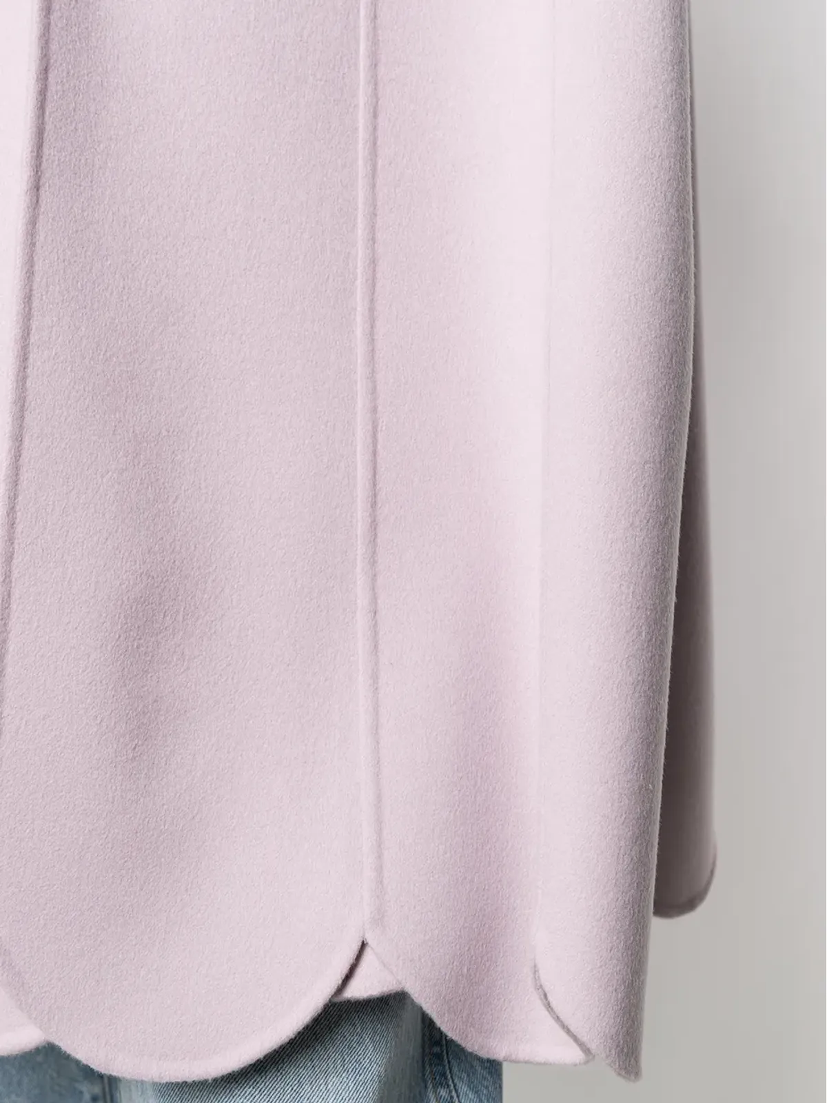 Valentino Garavani スカラップヘム ケープ - 画像5