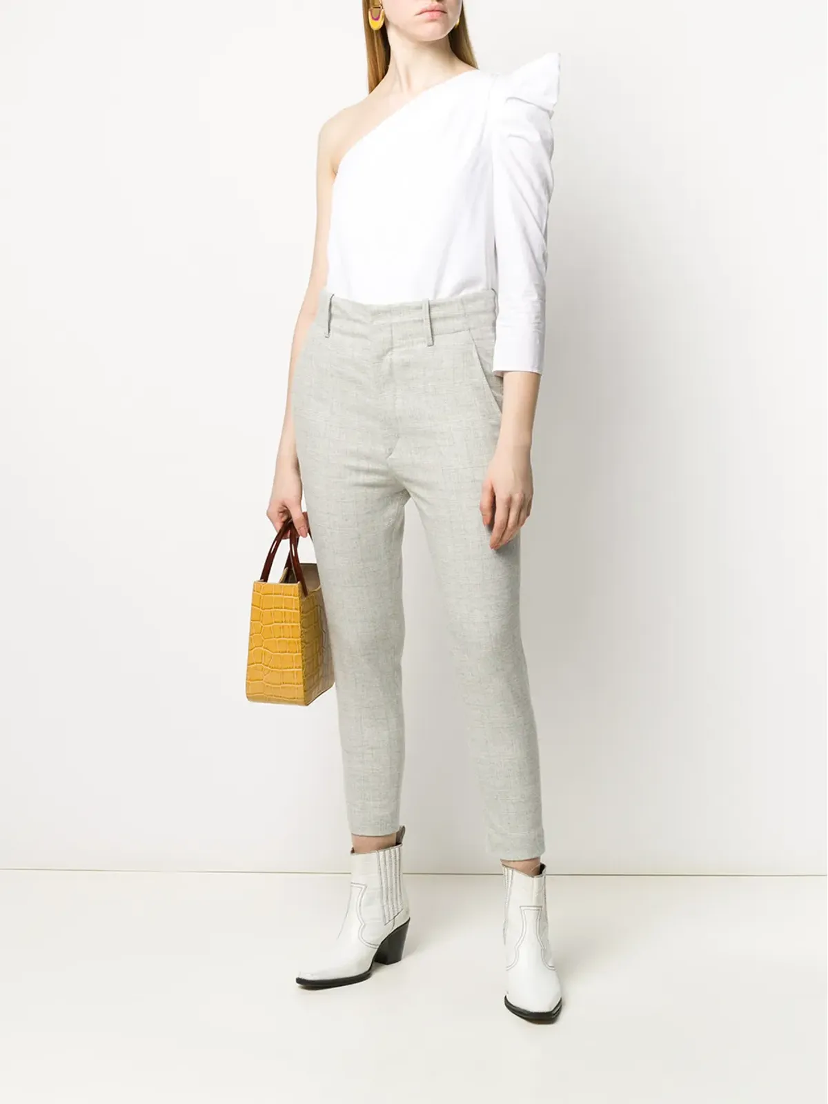 MARANT ÉTOILE チェック柄テーラードパンツ - 画像2