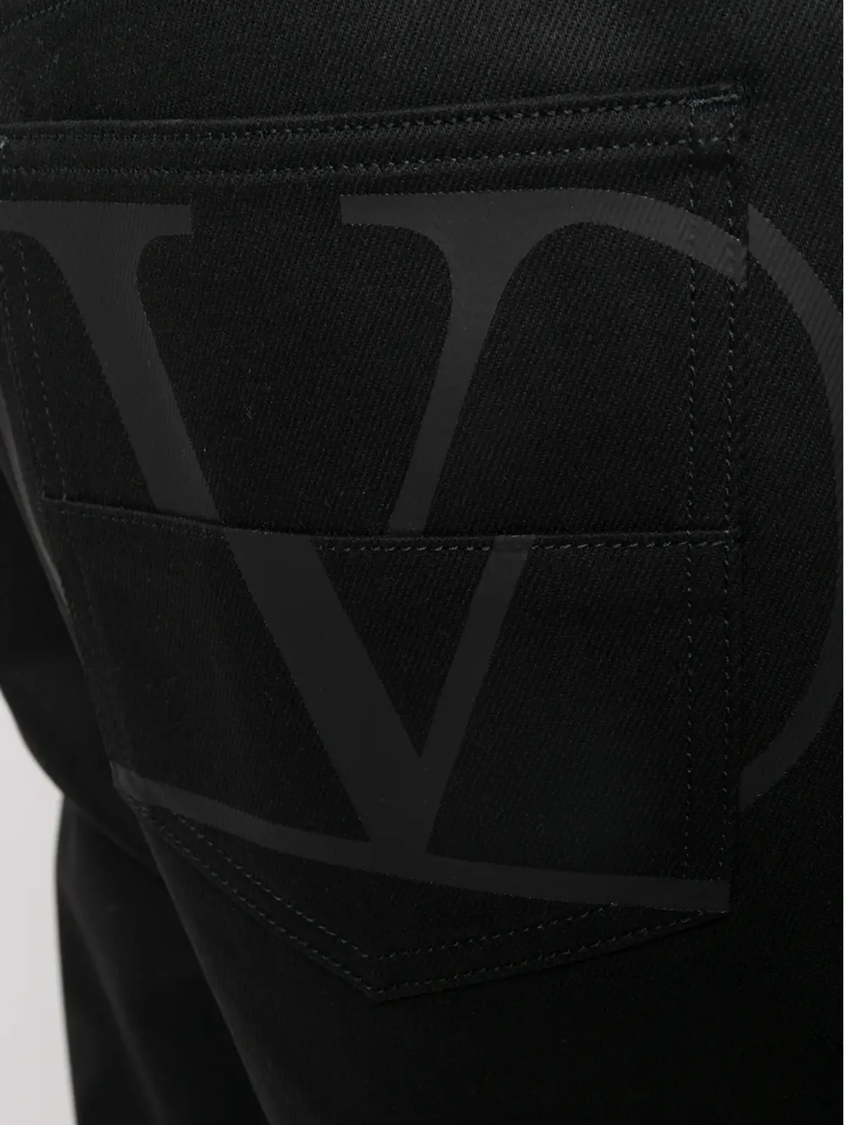 Valentino Garavani VLOGO クロップドジーンズ - 画像5