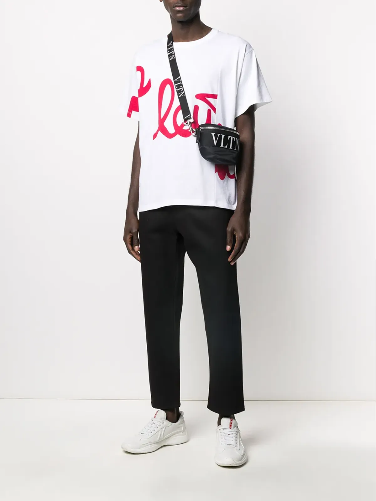 Valentino Garavani VLOGO クロップドジーンズ - 画像2