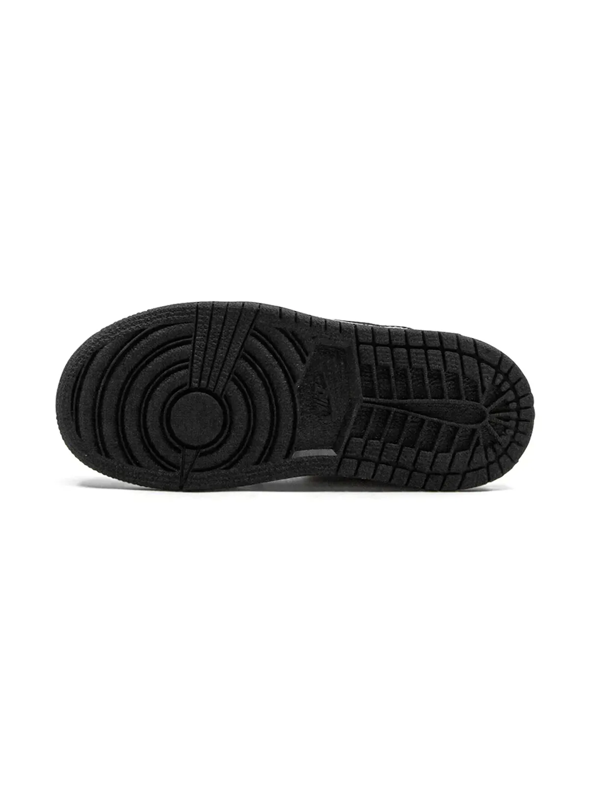 Jordan Kids Air Jordan 1 Mid SE ブラック/ゴールド スニーカー - 画像4