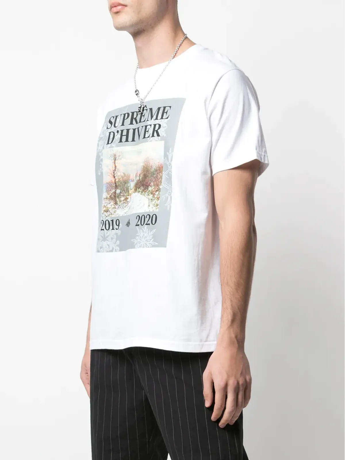 Supreme D Hiver graphic-print T-shirt - White - 画像3