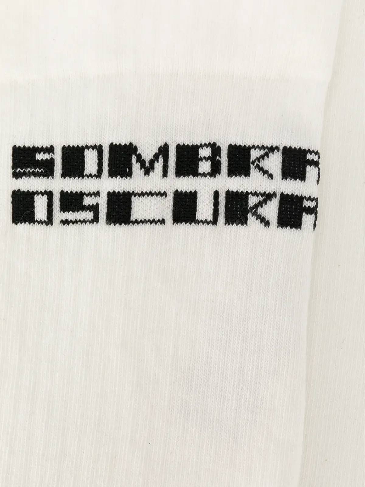 Rick Owens DRKSHDW 刺繍入りアンクルソックス - ホワイト - 画像2