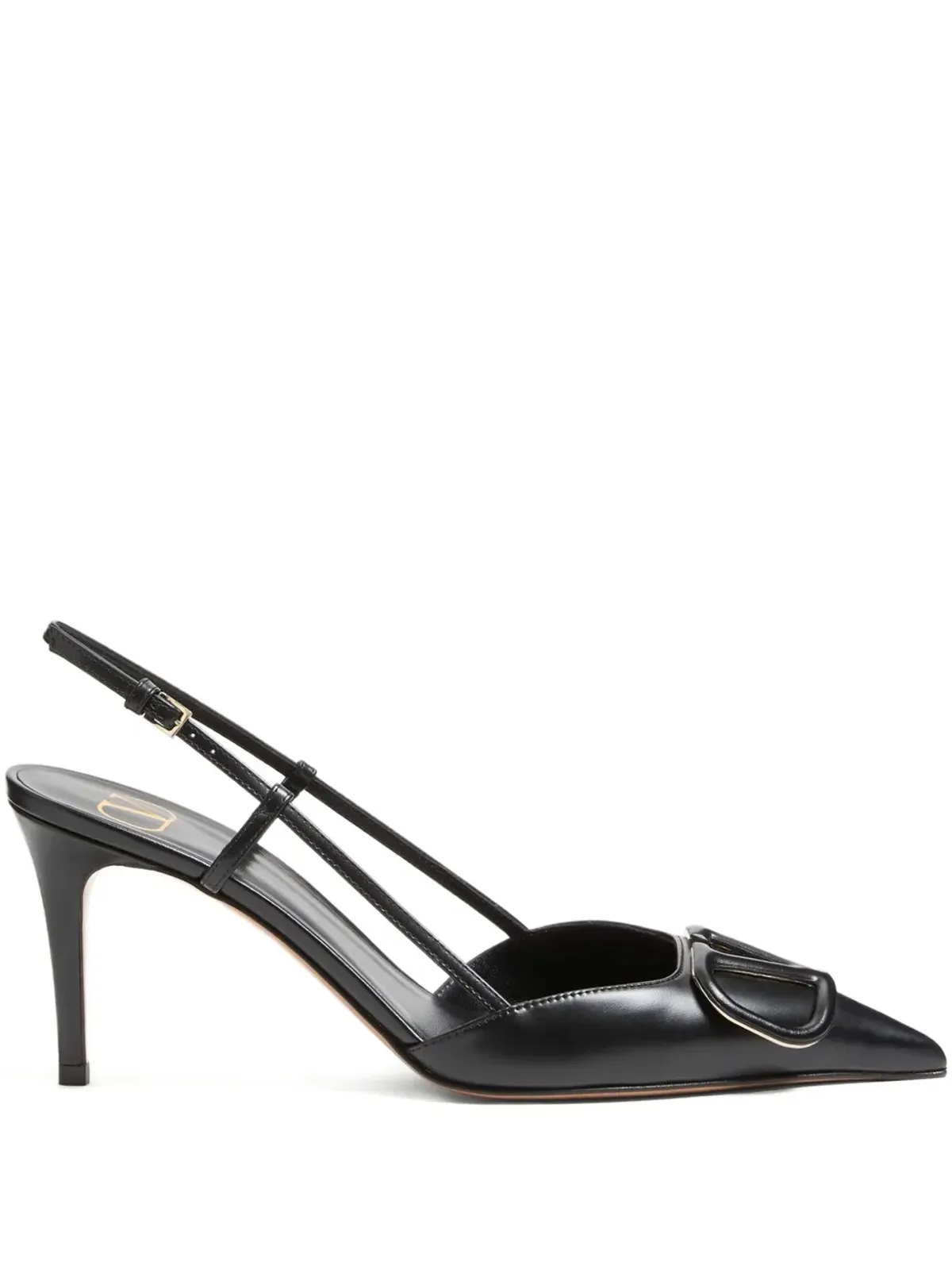 Valentino Garavani 80mm VLogo Signature スリングバックパンプス - 画像1
