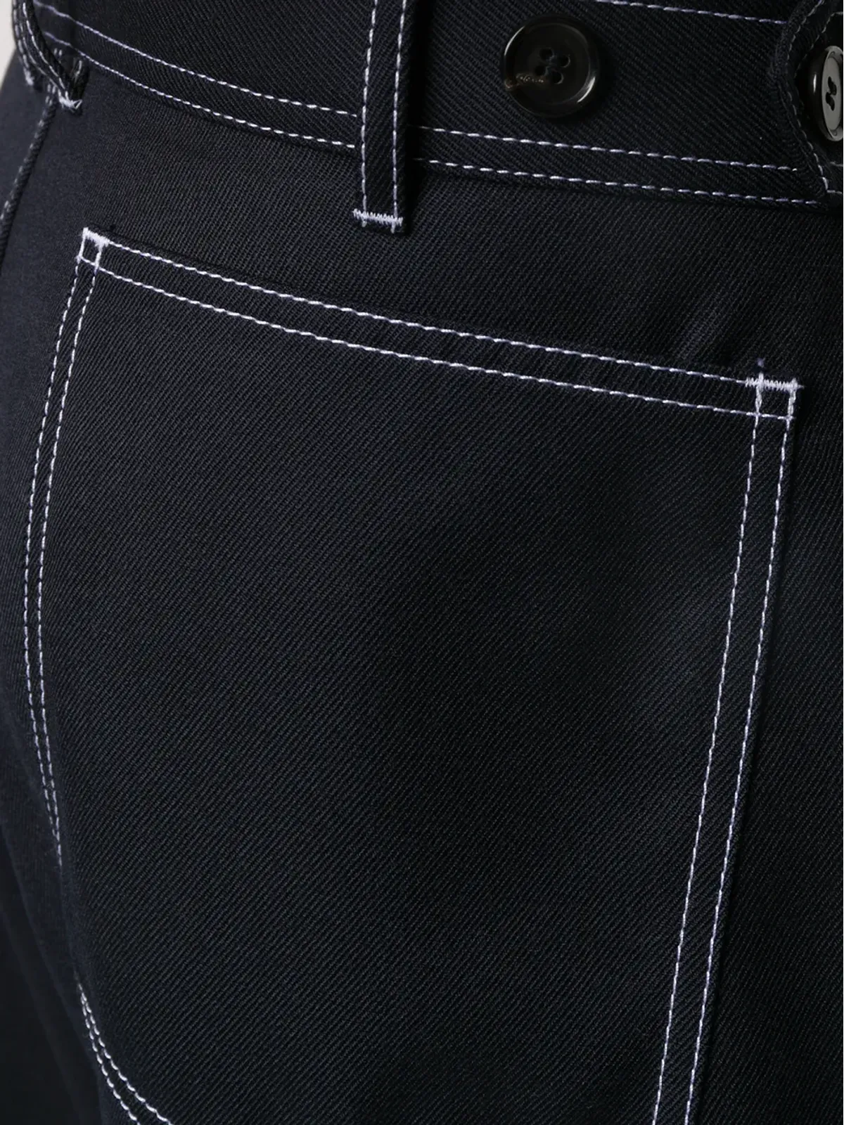 Comme Des Garçons Shirt ドロップドクロッチ トラウザーズ - 画像5