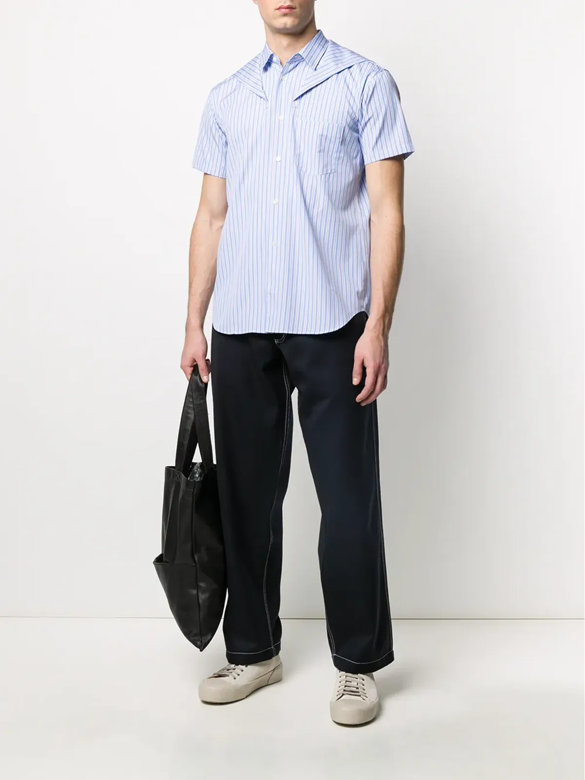 Comme Des Garçons Shirt ドロップドクロッチ トラウザーズ - 画像2