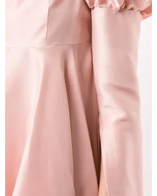 Macgraw ローズピンクのシルクショートドレス - サムネイル5